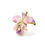 Thumbnail: Antique Enamel Orchid Pin