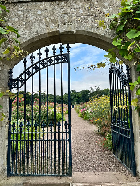 Floors Castle garden gate
