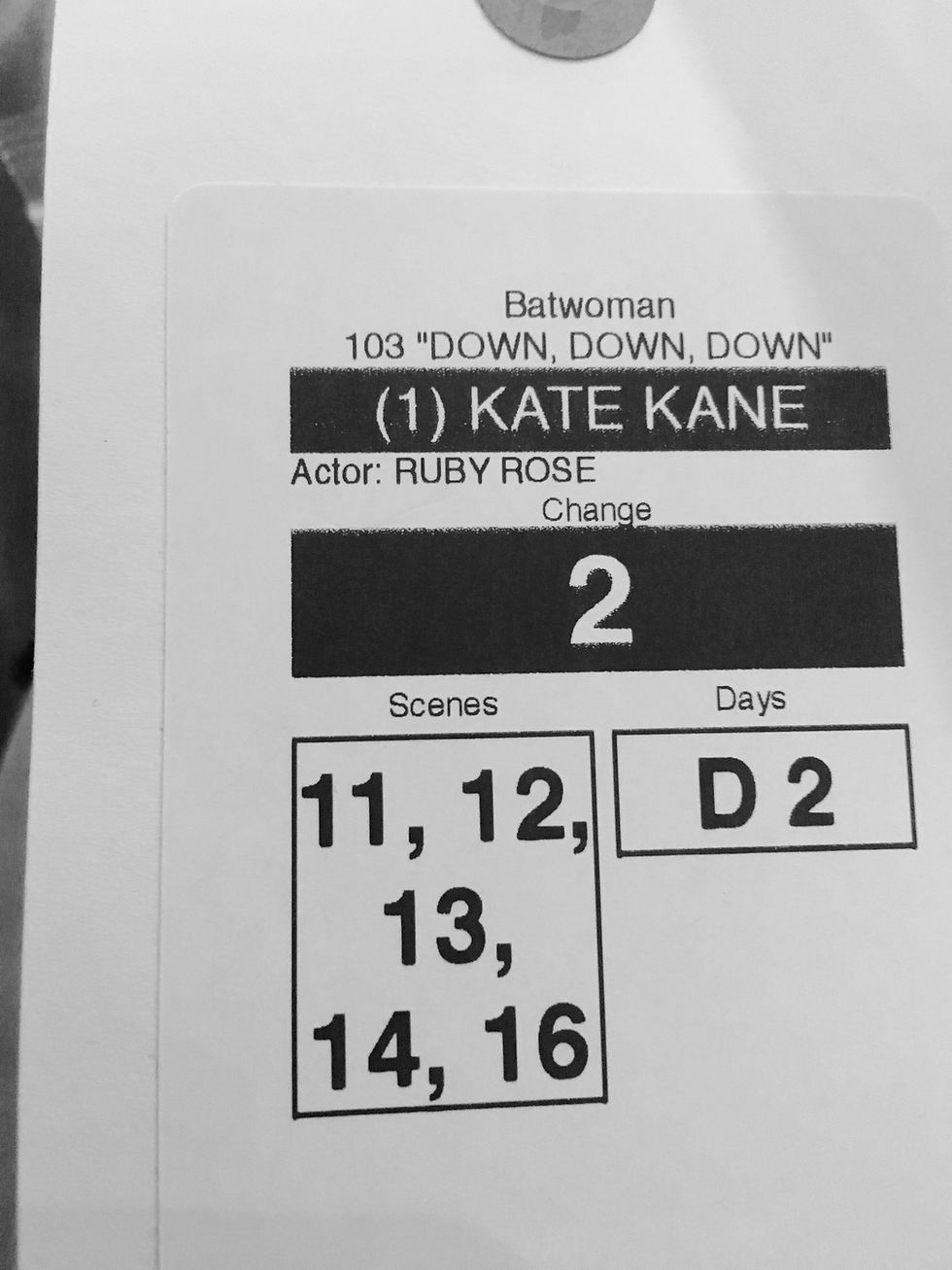 Batwoman Costume tag