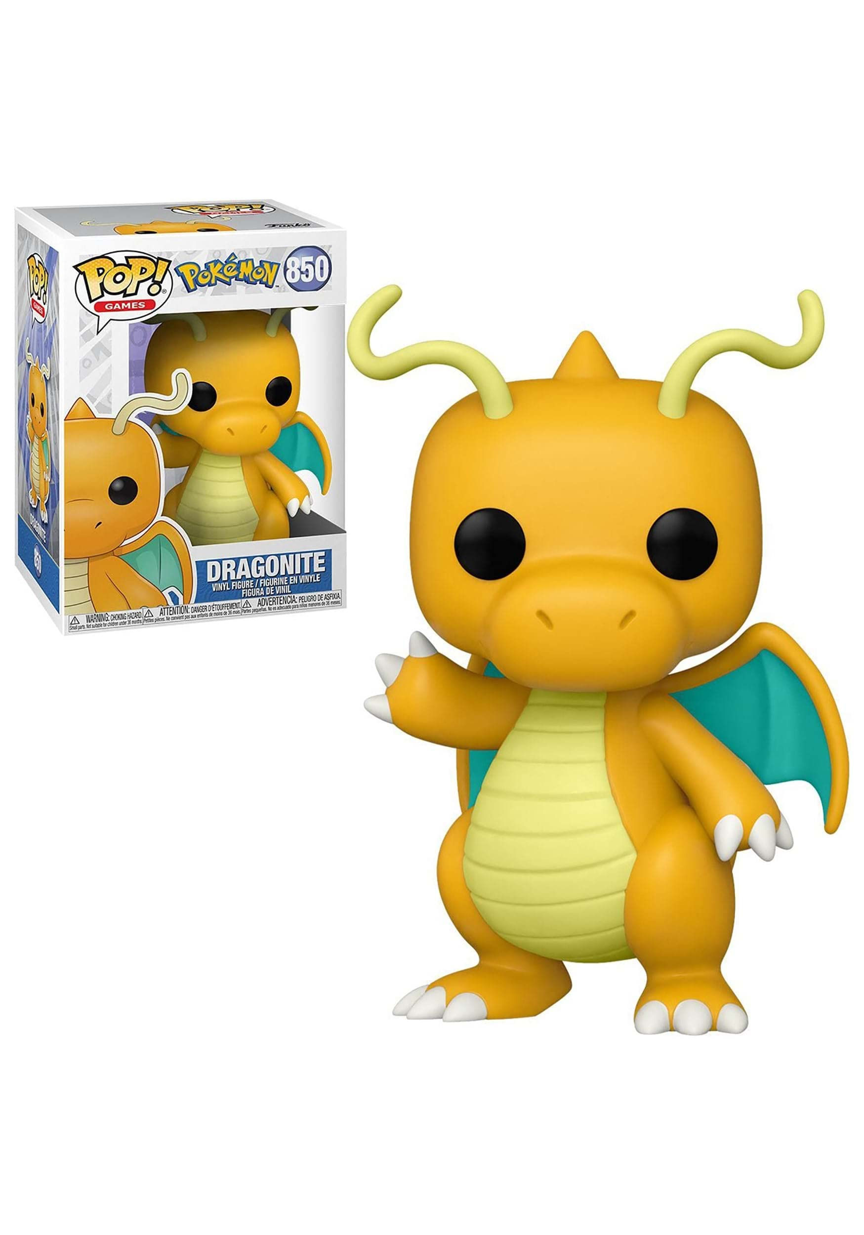Funko Pop! Games: Pokemon - Dragonite #850 Vinyl Figure
