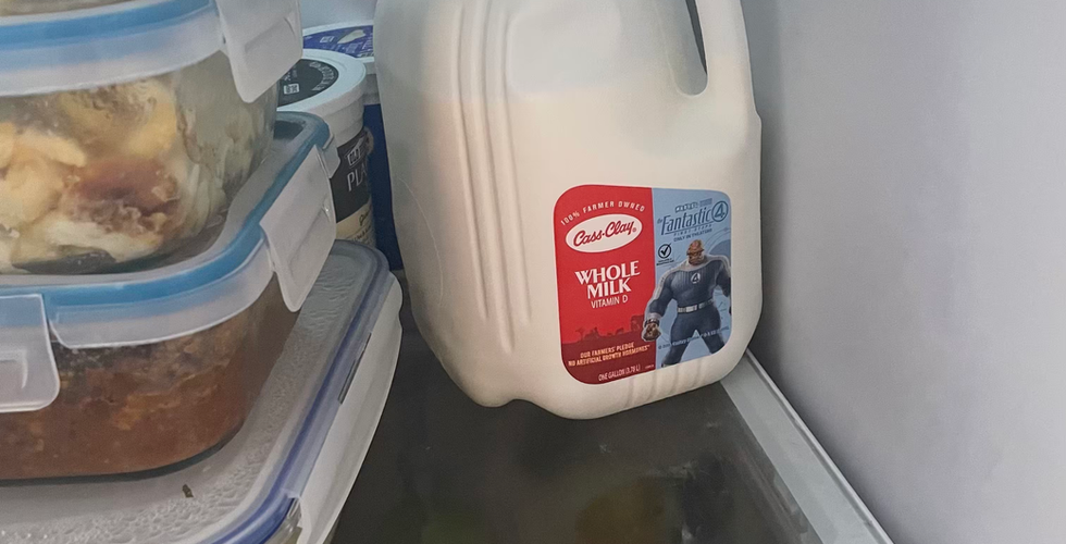 ミルクの大きさ！