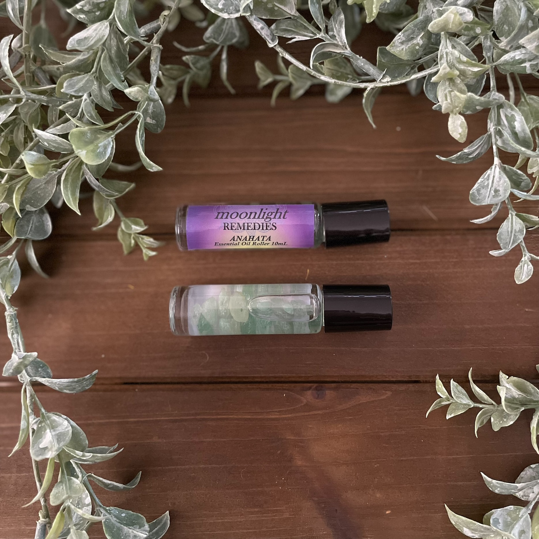 reiki and crystal infused essential oil roller roll on