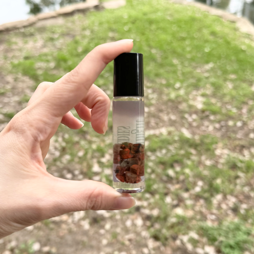 Thumbnail: reiki and crystal infused essential oil roller, mercury retrograde remedy cure