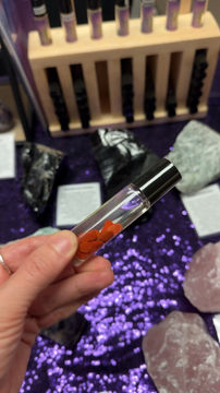 Thumbnail: ROOT Chakra: Reiki & Crystal Infused Chakra Balancing Essential Oil Roller