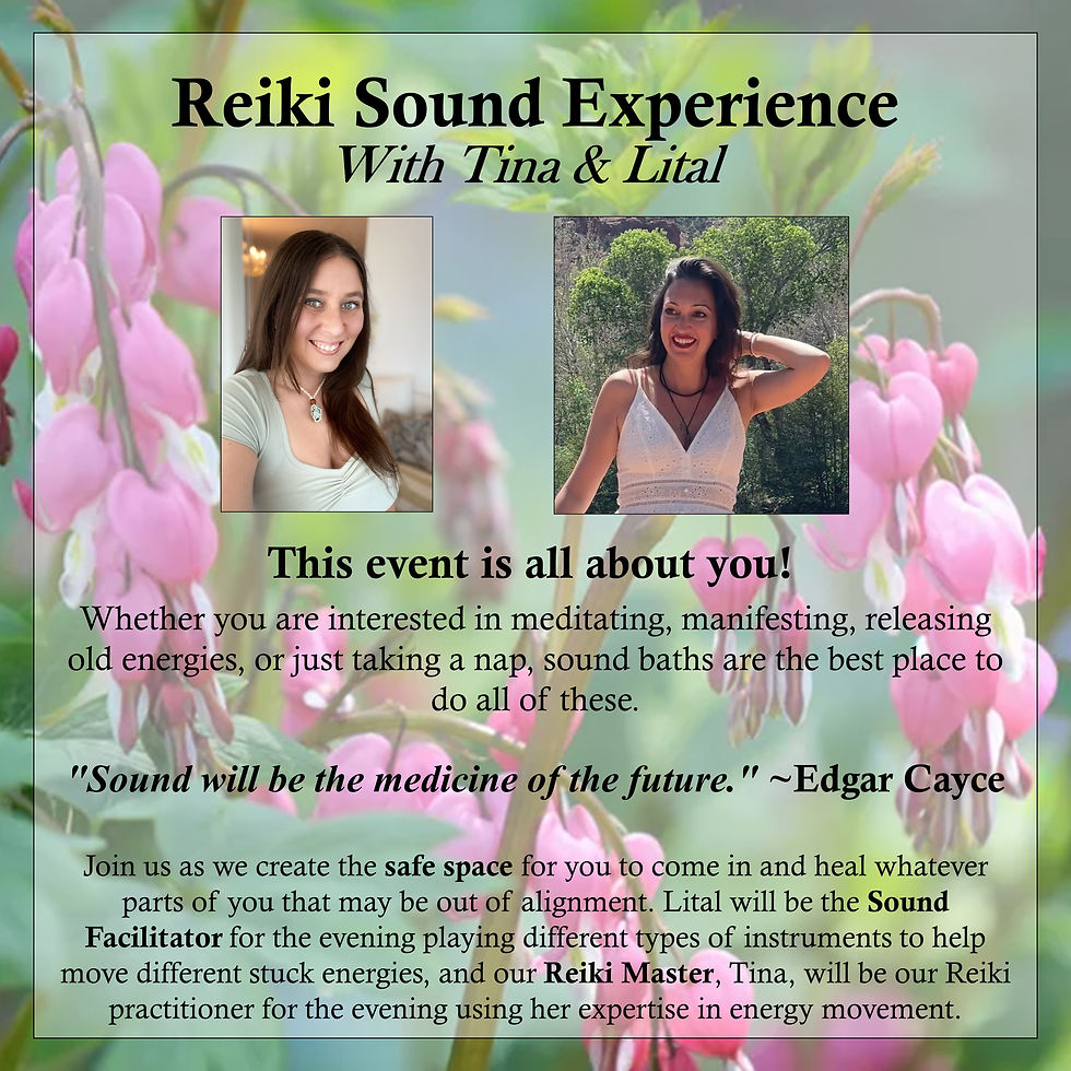 Reiki Sound Experience with Lital & Tina after the Full Moon