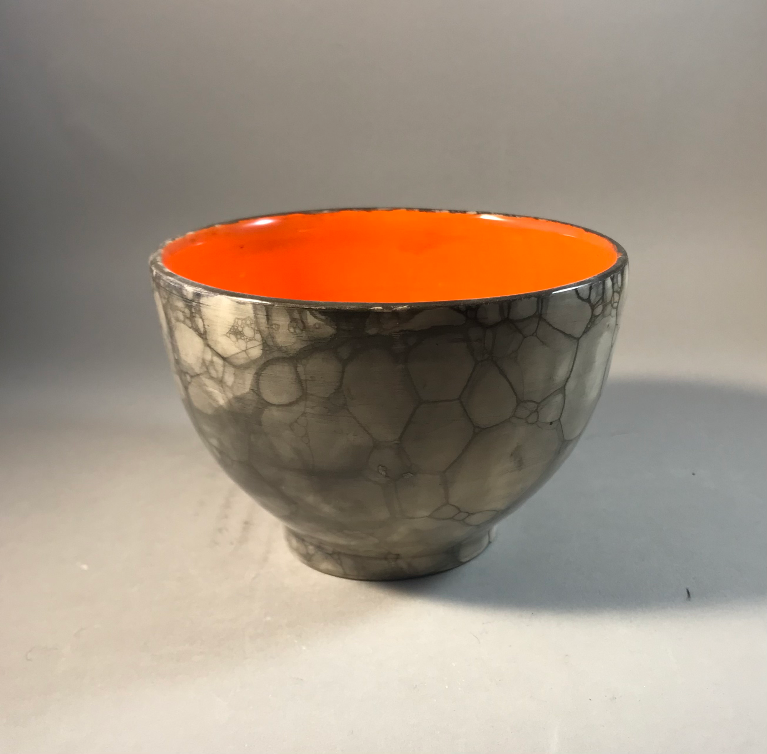Pop of orange/yellow medium bowl