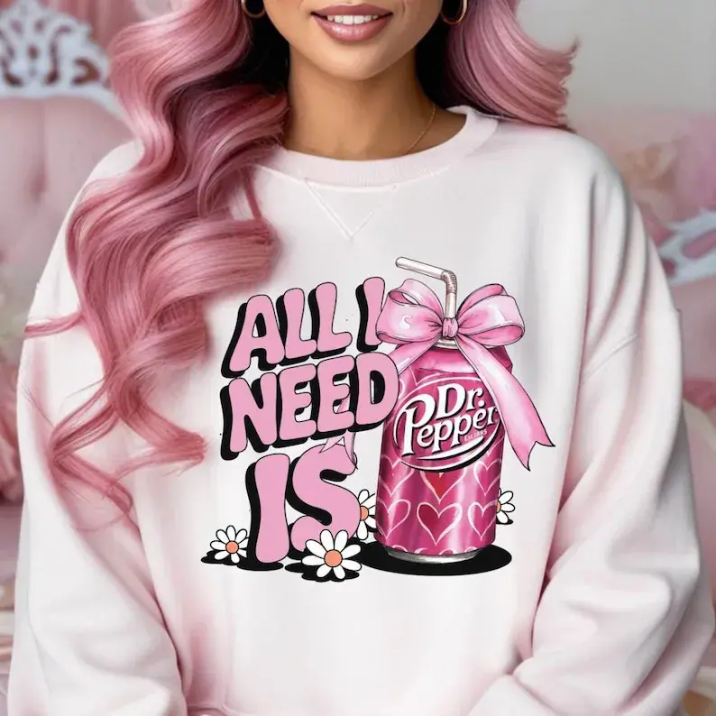 Dr Pepper crew neck sweatshirt