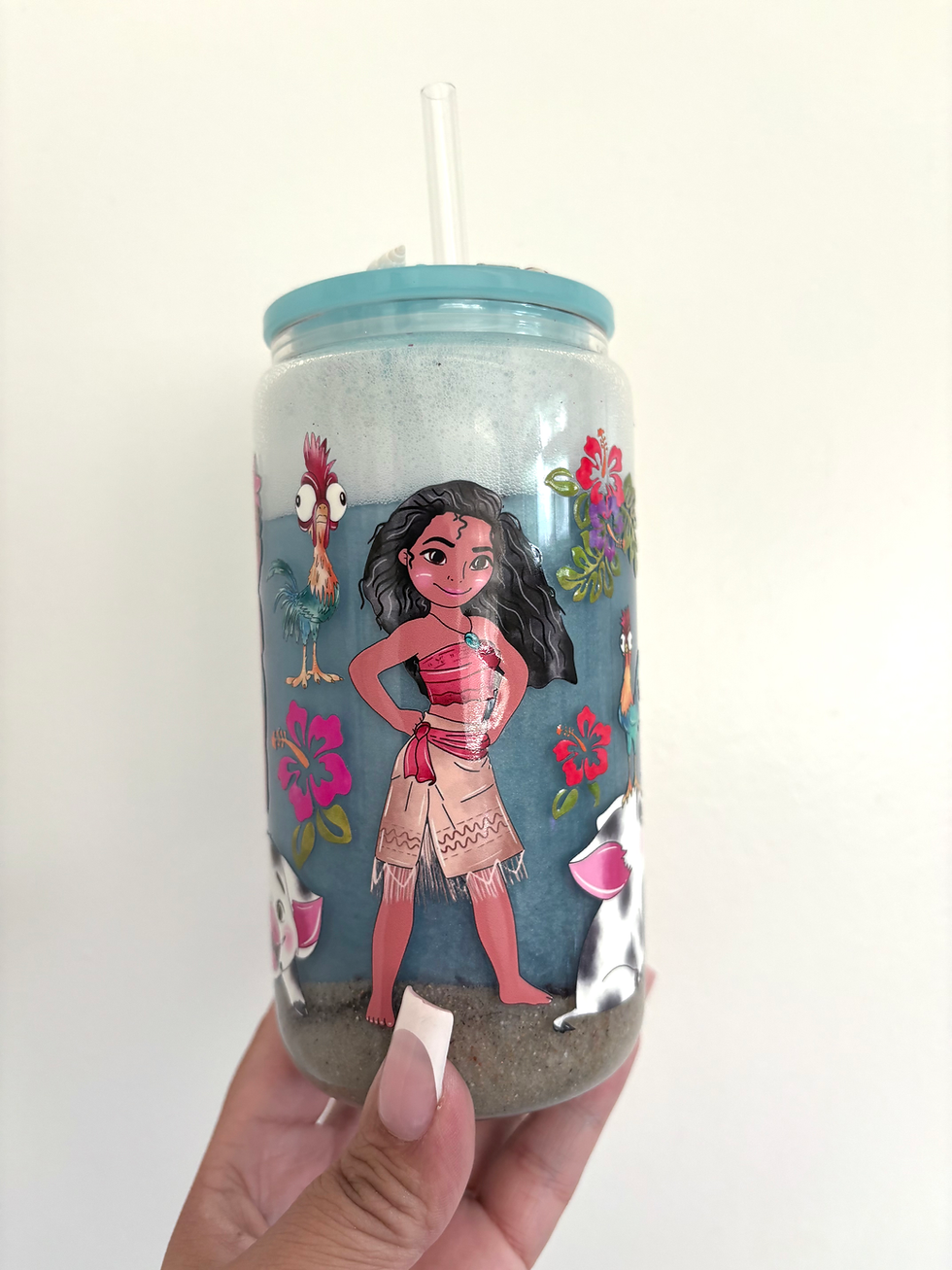 Moana snow globe tumbler