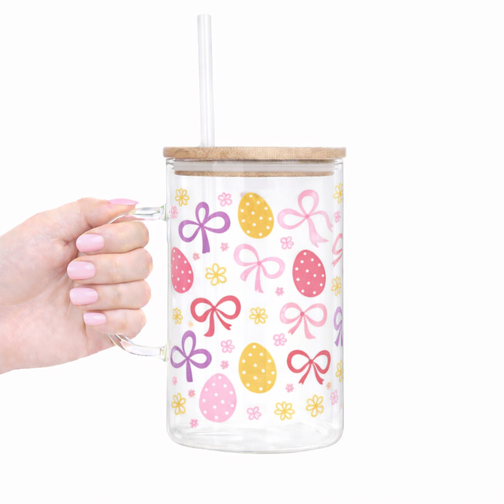 Easter eggs & coquette bows 