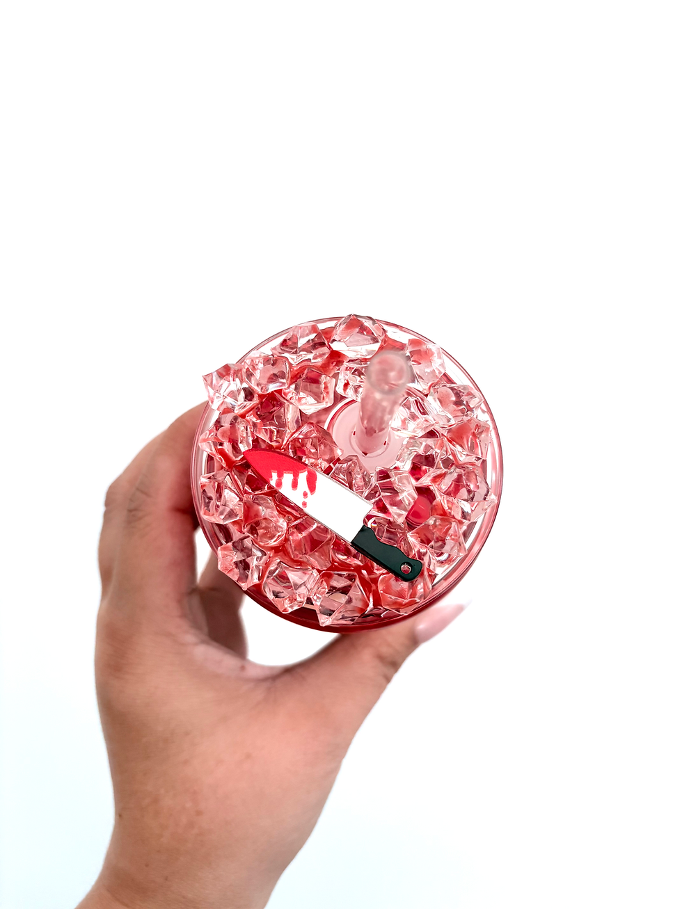 Thumbnail: Chucky & Tiffany Bloody horror snow globe tumbler 