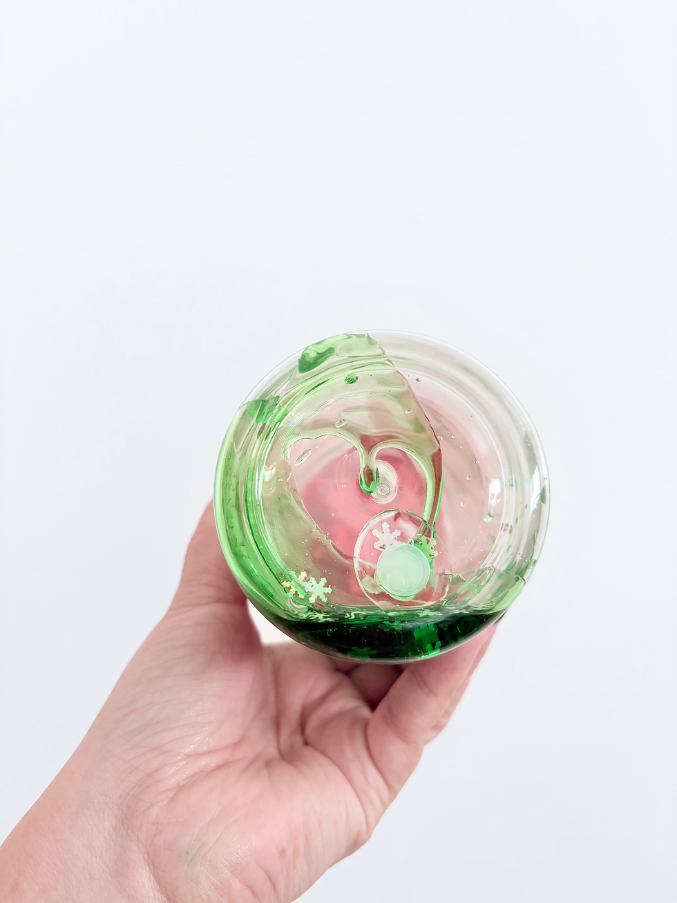 Thumbnail: Huntrix demon hunters snow globe tumbler