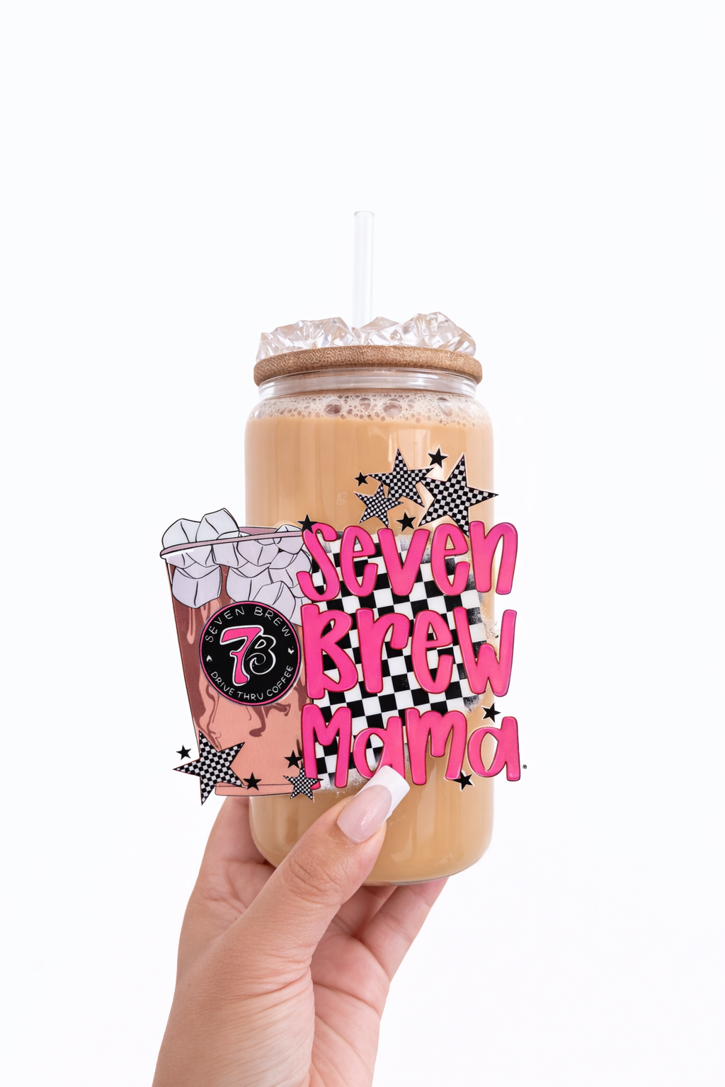 7 brew mama coffee snow globe tumbler