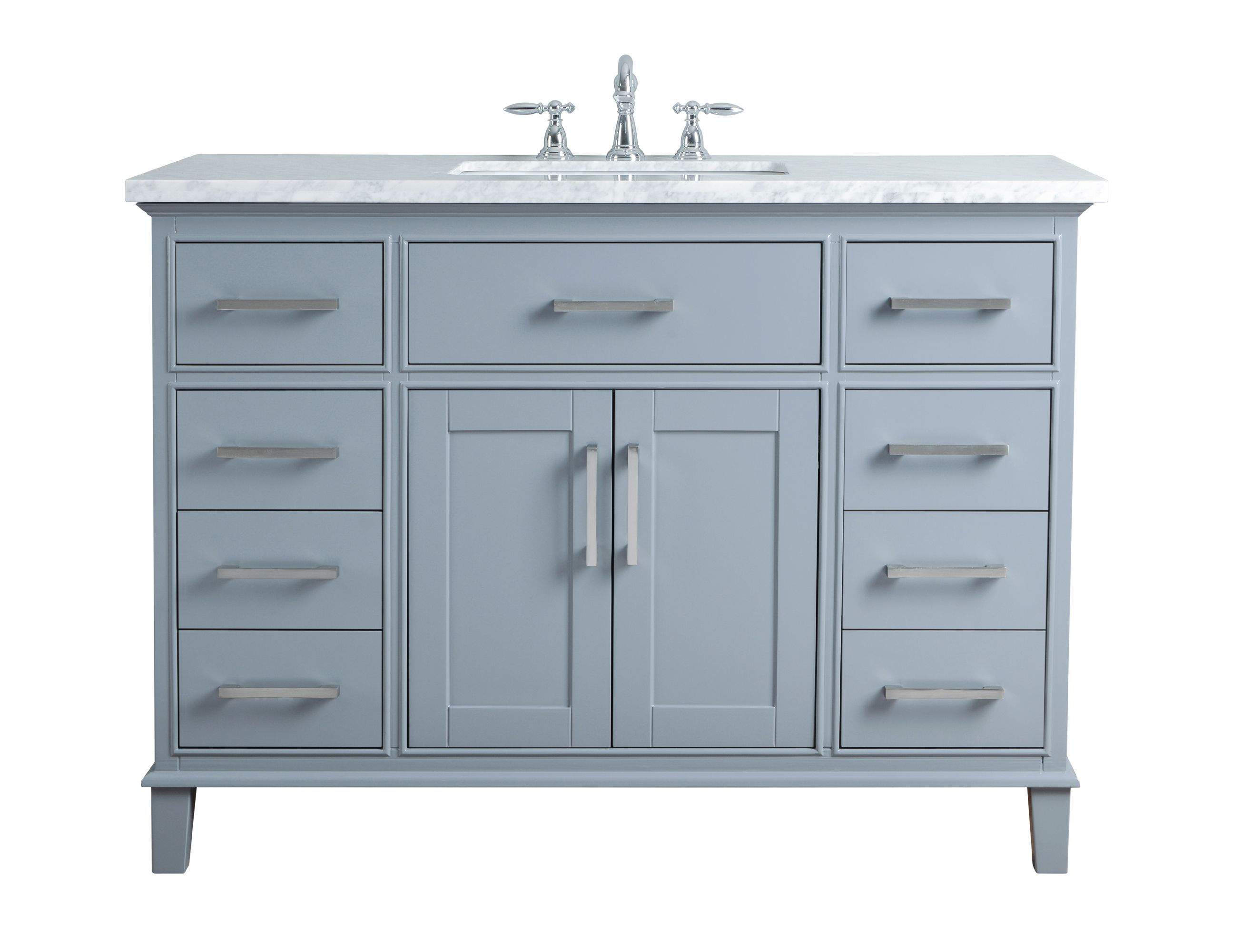 Leigh 48" Grey Single Sink Vanity