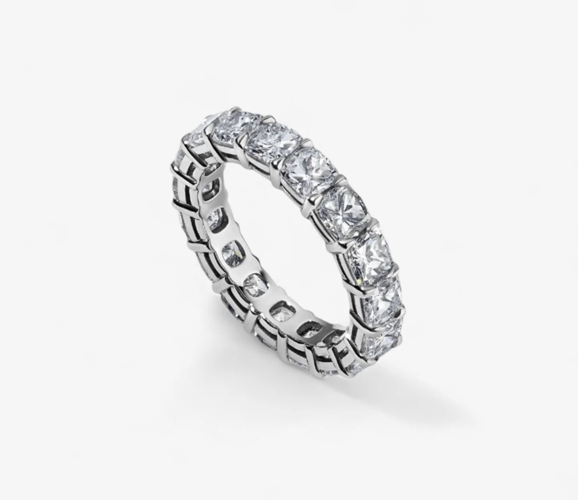 Cushion Cut Eternity Band (5.24 tcw)