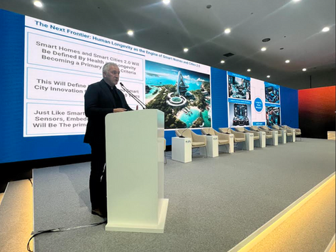 Dmitry Kaminskiy Presents at the UAE’s Largest Real Estate Conference, IPS 2025, on the Near-Future of Longevity Architecture at the Intersection of AI, IoT, and the Rise of Bio-Smart Homes and Cities