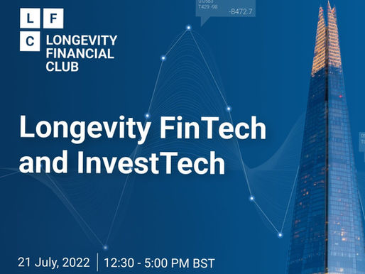 2nd Longevity Financial Club Event 'Longevity FinTech and InvestTech' Held at the Shard in London