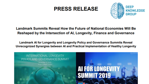 Landmark Summits Reveal How the Future of National Economies Will Be
Reshaped by the Intersection of AI, Longevity, Finance and Governance