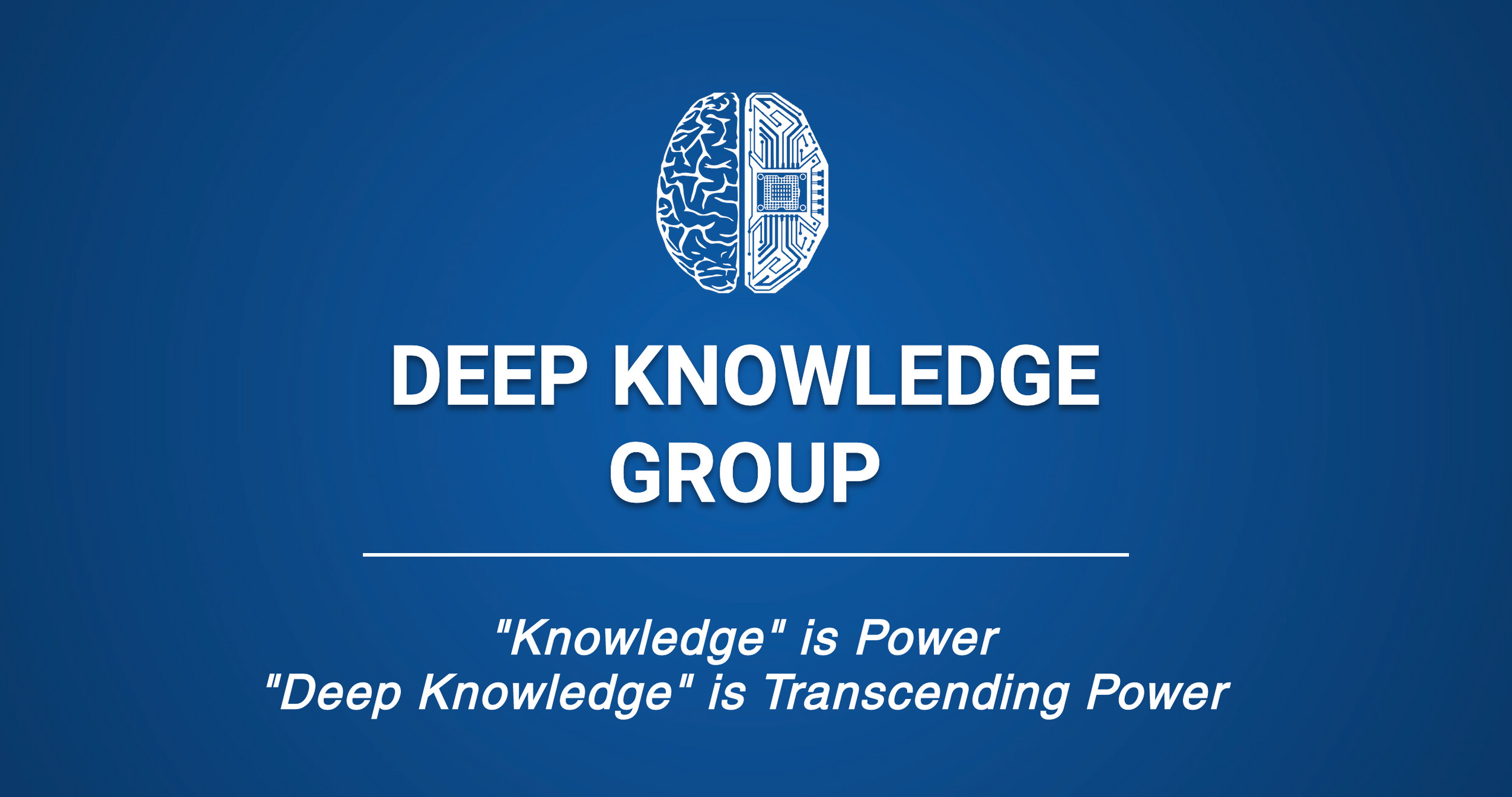 Deep Knowledge Group photo
