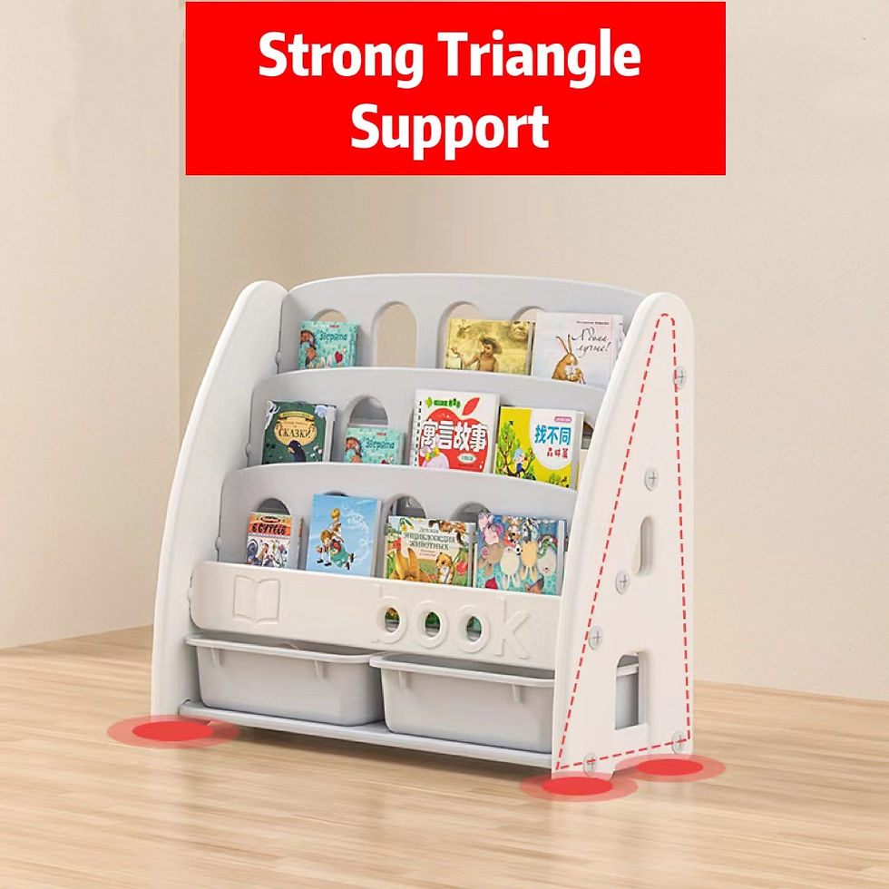 Thumbnail: Preschool Bookshelf with Storage Drawers