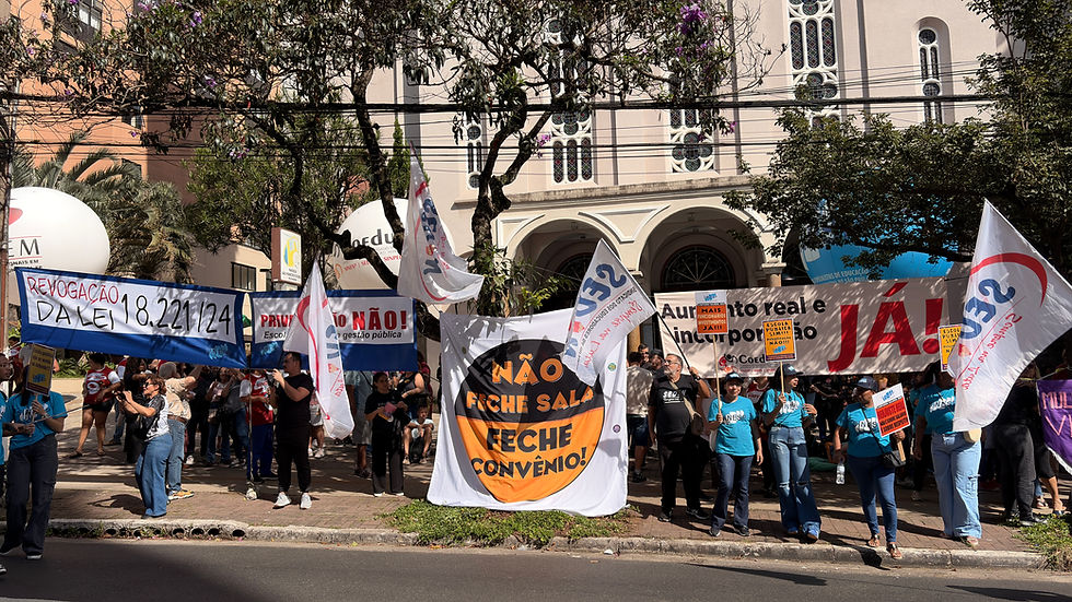 Sem resposta da gestão, educadores intensificam mobilização e avançam na construção da greve