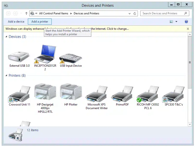 Ricoh Print Driver Installation