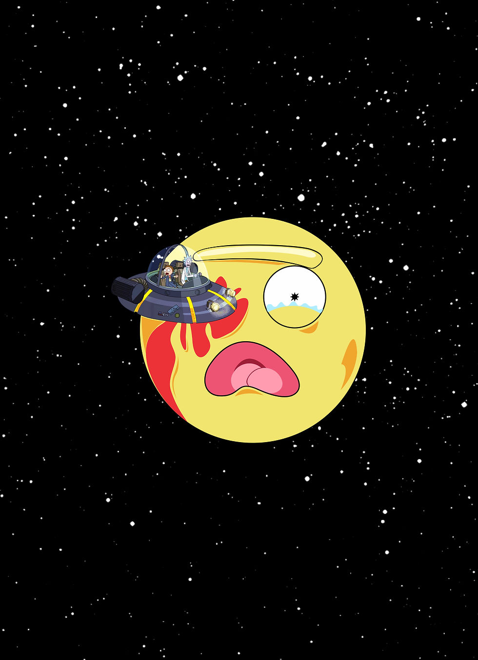 Rick Voyage Dans La Lune Mobile