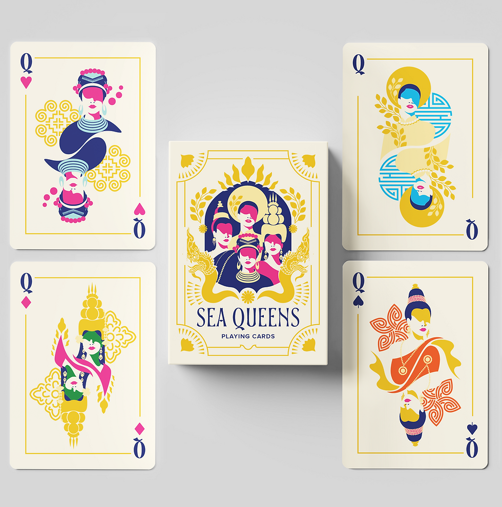 Thumbnail: SEA Queens Playing Cards + Poster Package