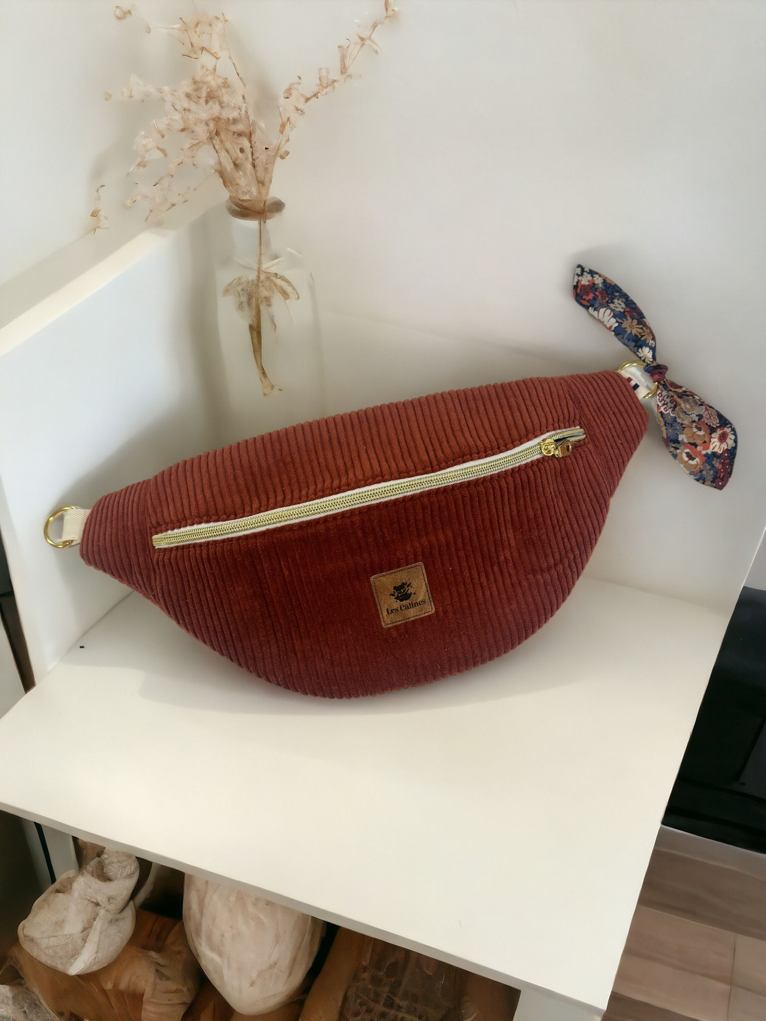 Velour côtelé Terracotta & Liberty L06