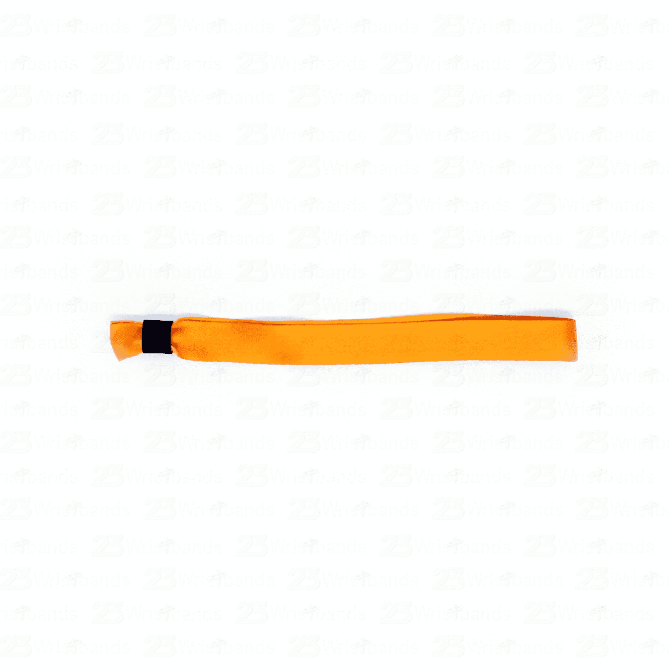 Solid Orange Fabric Wristband