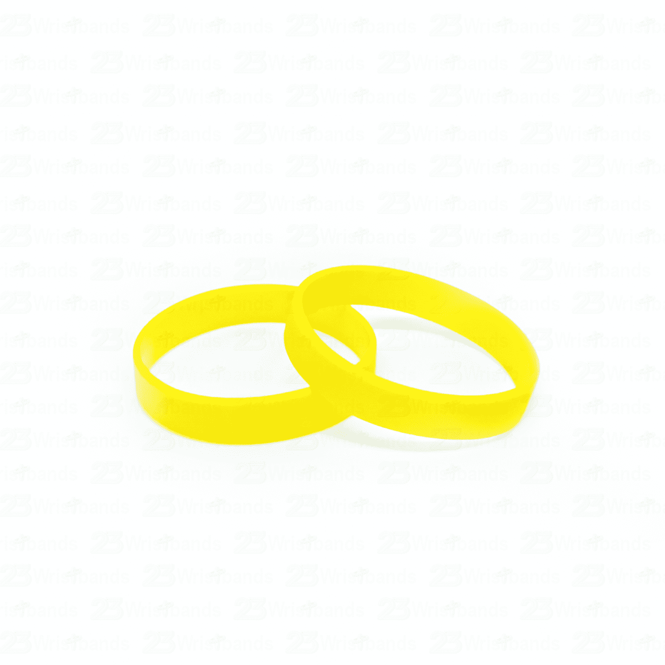 Solid Yellow Silicone Wristband
