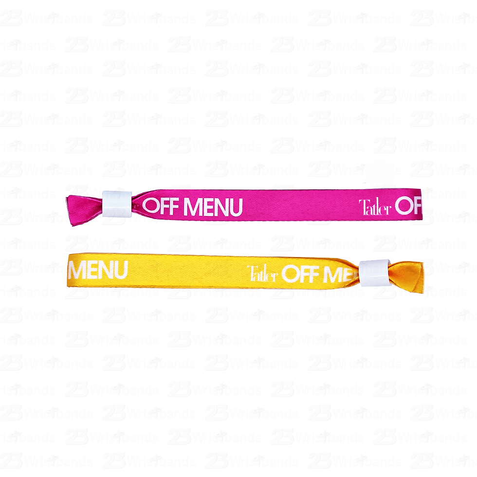 Thumbnail: Heat Transfer Sublimation Fabric Wristbands