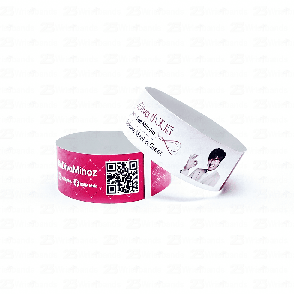 Thumbnail: QR Code Tyvek Wristband