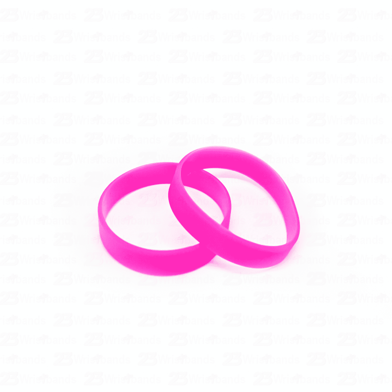 Solid Pink Silicone Wristband