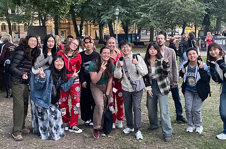 Overseas programme joined by our recipient.