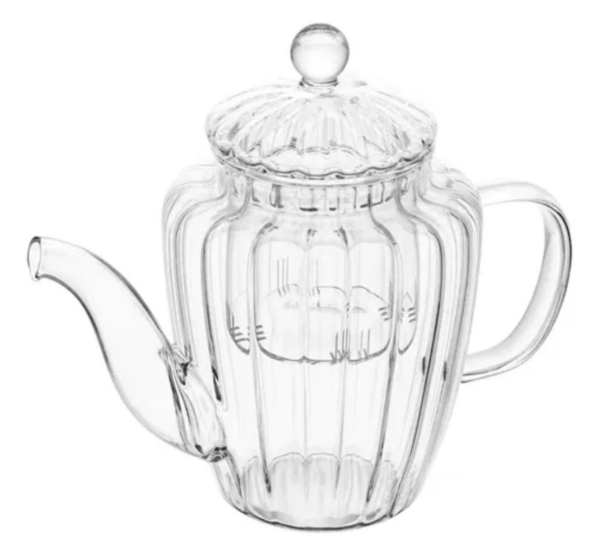 Chaleira de vidro borossilicato, modelo Classic Lyor 600ml