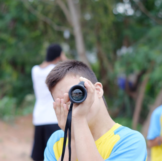 Oficina de observação de aves Eu Passarinho na APAE de Timóteo