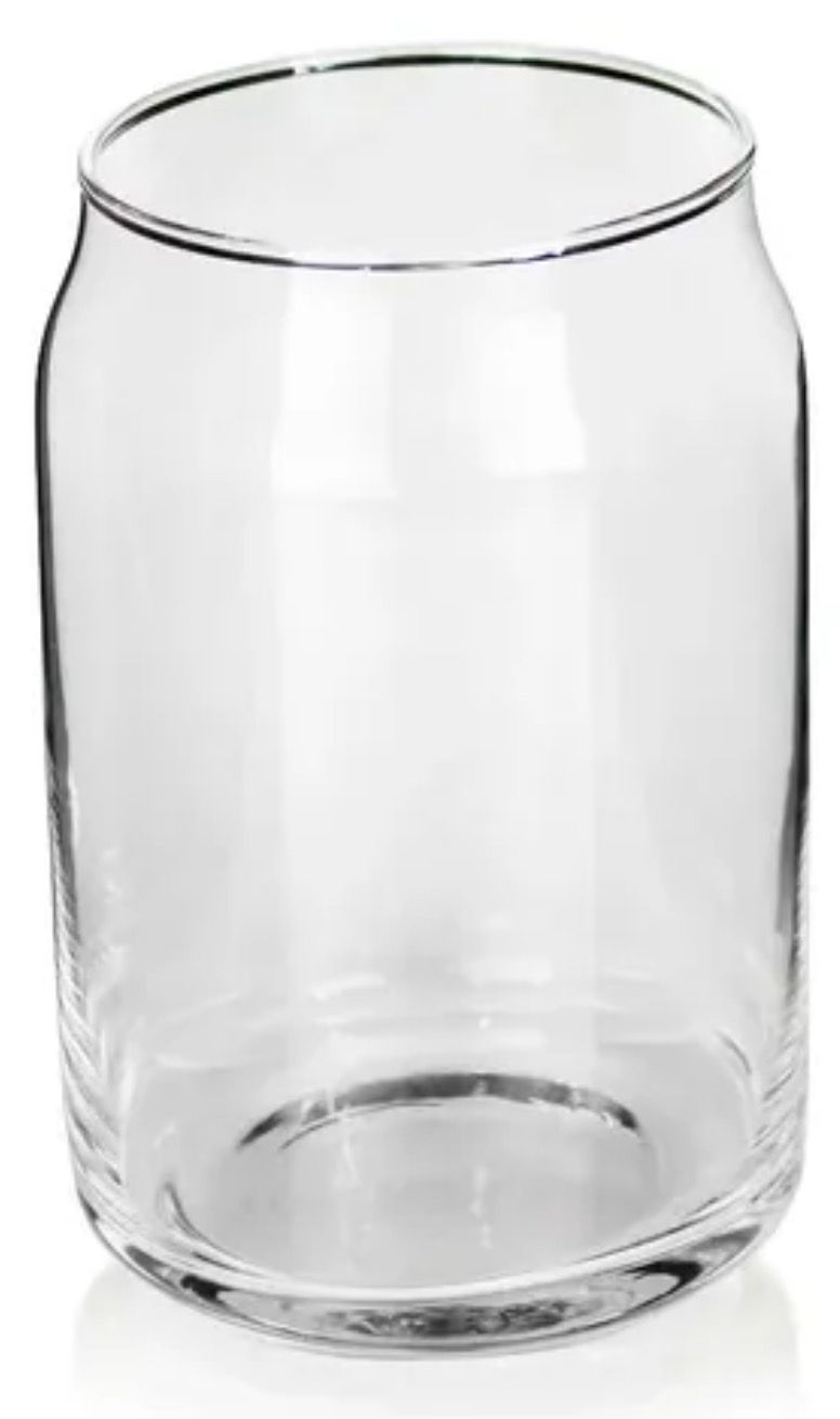 Jogo de copos de vidro, formato de lata Hauskraft 450ml