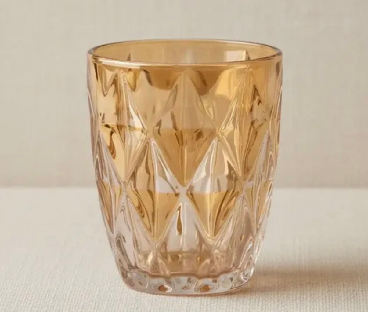 Jogo de copos Diamond Âmbar 280ml