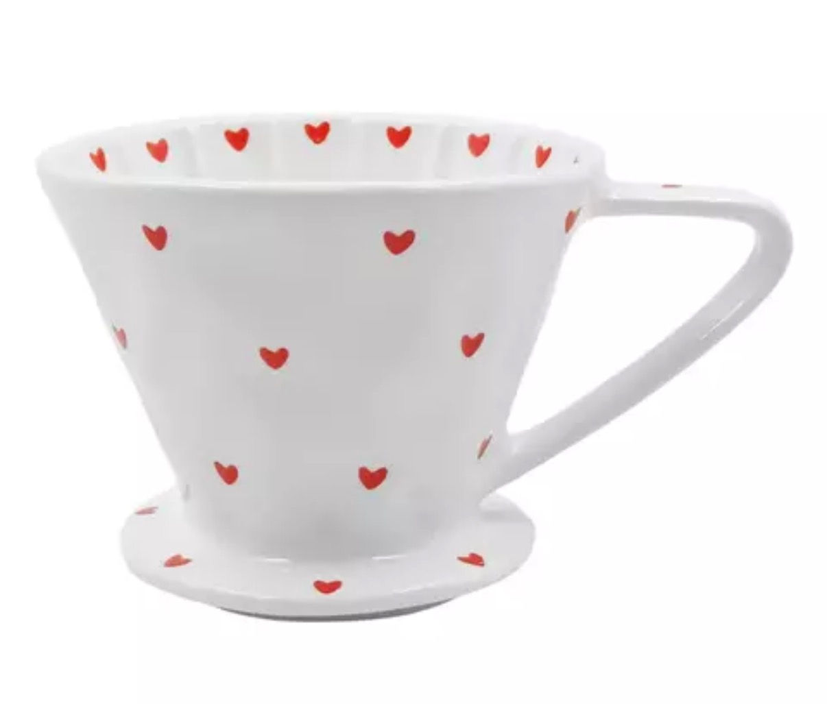 Coador de café em cerâmica, Little Hearts 200ml