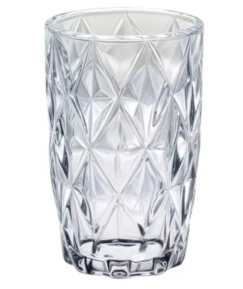 Jogo de copos Diamond transparente Classic 330ml