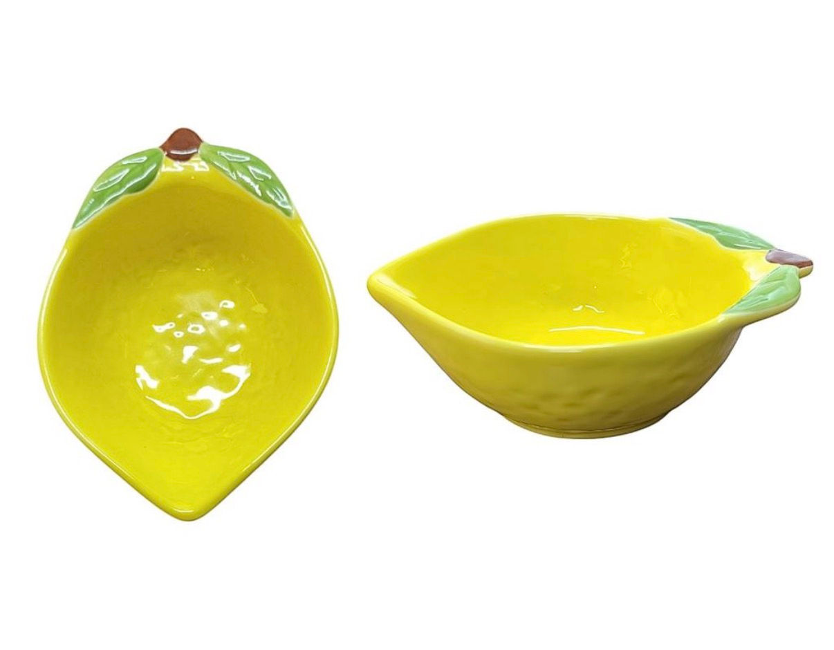 Bowl de limão siciliano em cerâmica 12x9cm