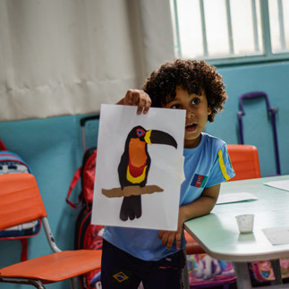 Projeto Eu Passarinho promove oficina de arte baseada nas aves na Escola Municipal Gente Inocente em Ipatinga