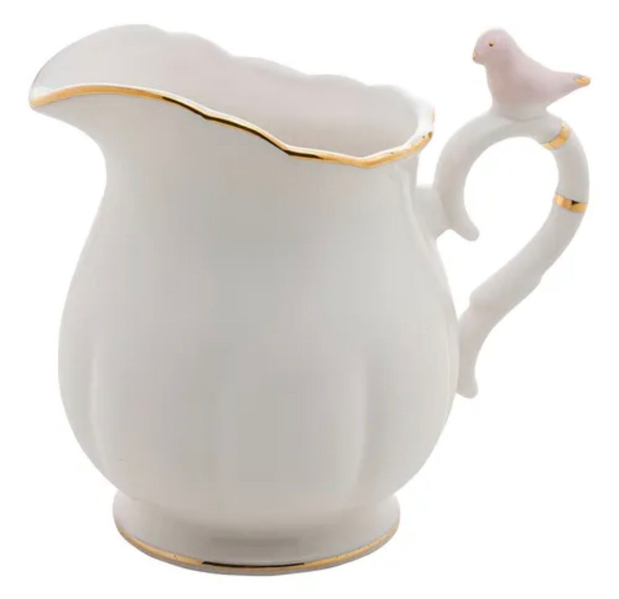 Leiteira de porcelana, linha Birds Wolff 230ml