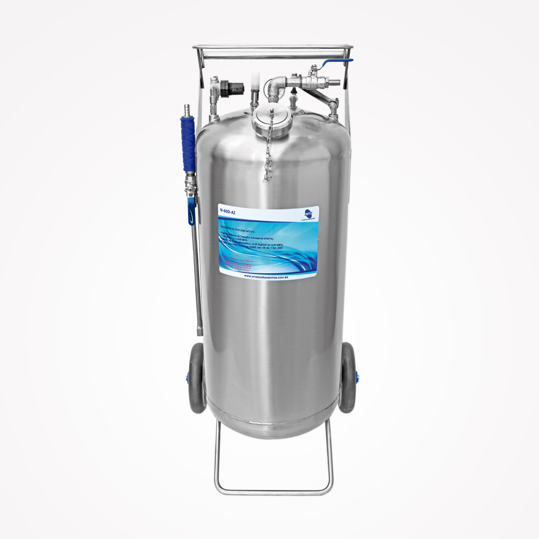 Gerador Móvel de Espuma Tanque 60 L