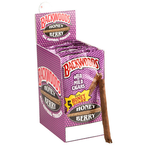 Backwoods Honey Berry pack displayed, available in Bangkok cannabis shop