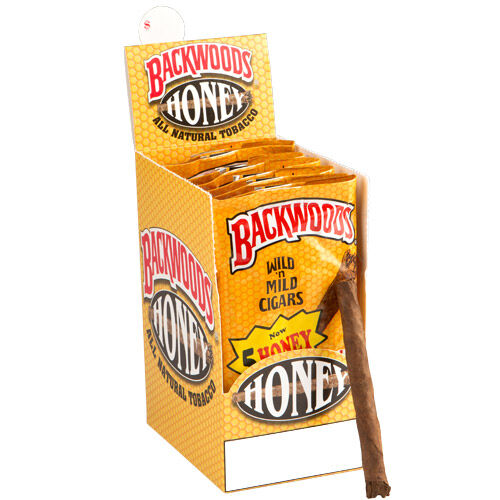 Backwoods Honey pack displayed, available in Bangkok cannabis shop