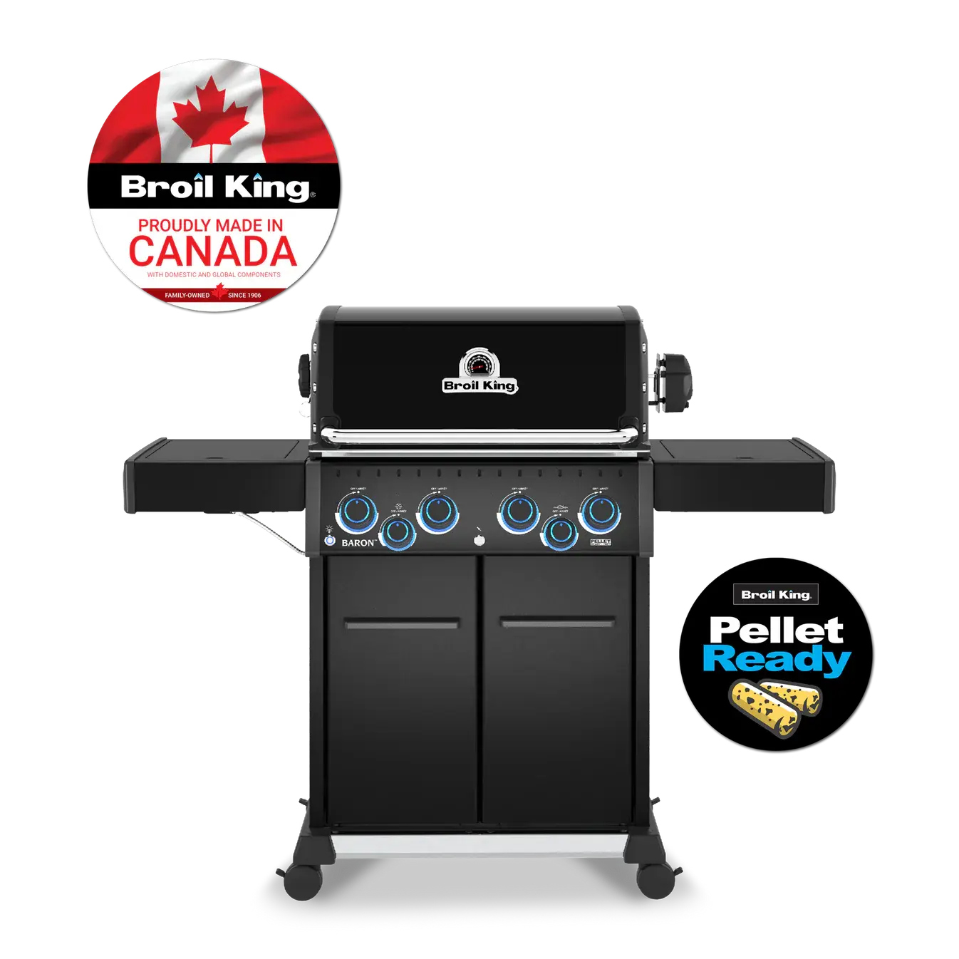 BBQ au gaz BARON 490 PRO SHADOW