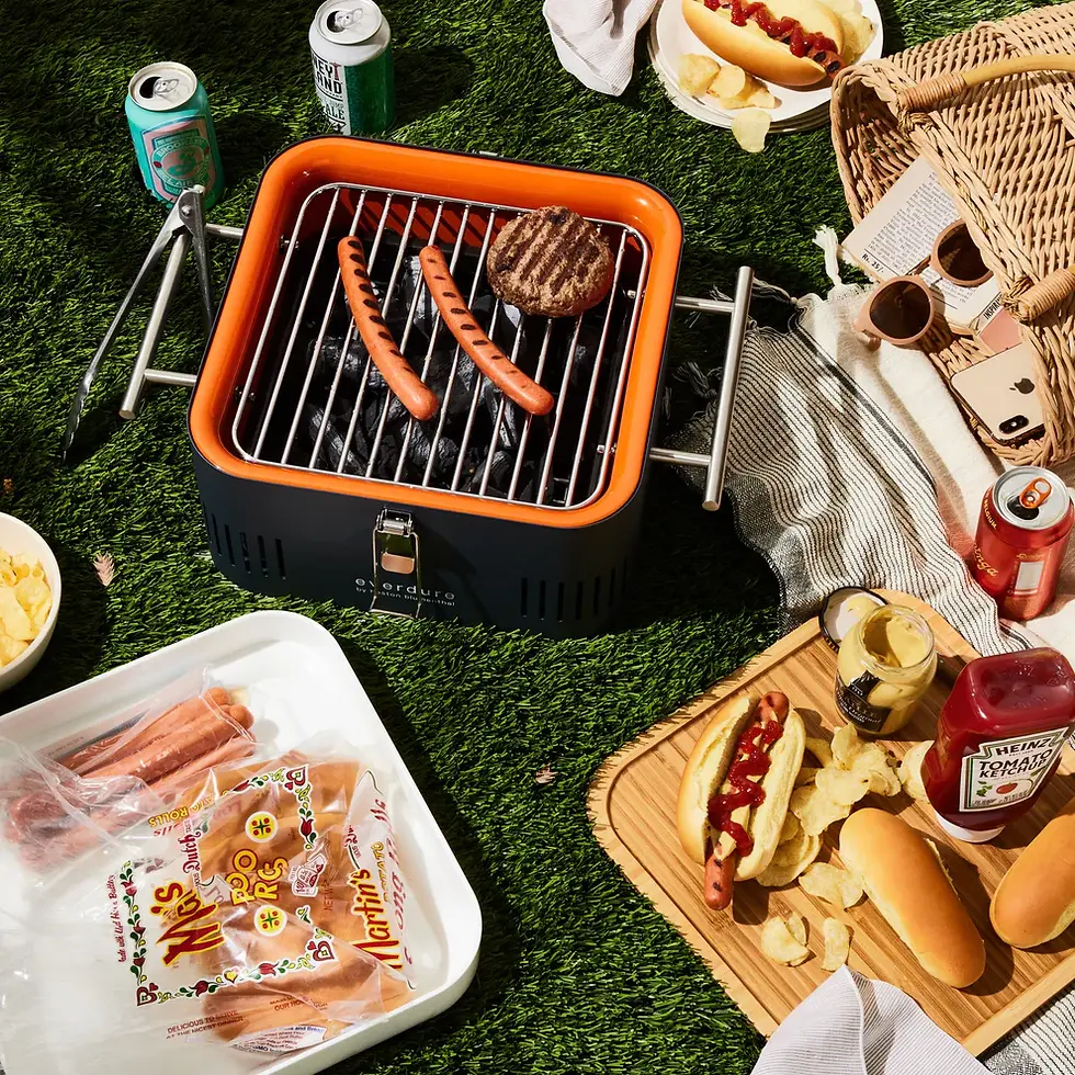 Miniature : BBQ portatif au charbon de bois CUBE