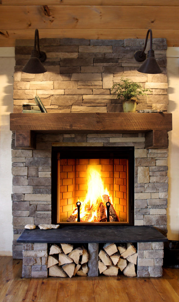 Foyer d'ambiance au bois RUMFORD 1500