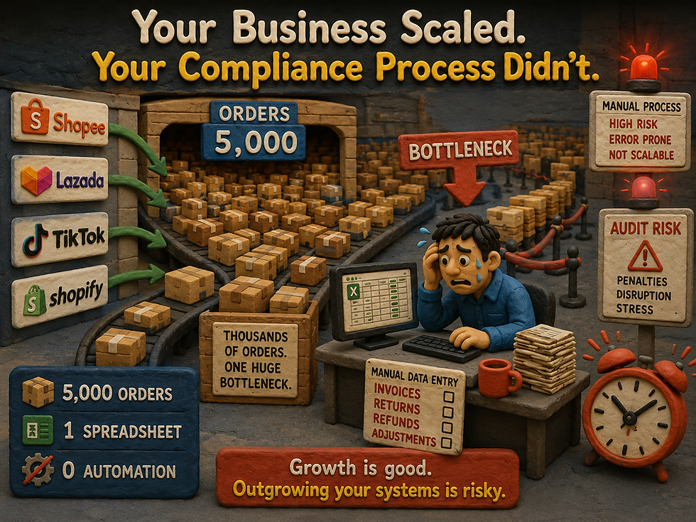 The eCommerce BIR E-Invoicing Survival Guide: If You Do 500 Orders a Day, You're the Most Exposed. Why high-volume sellers can't afford to wait on e-invoicing.